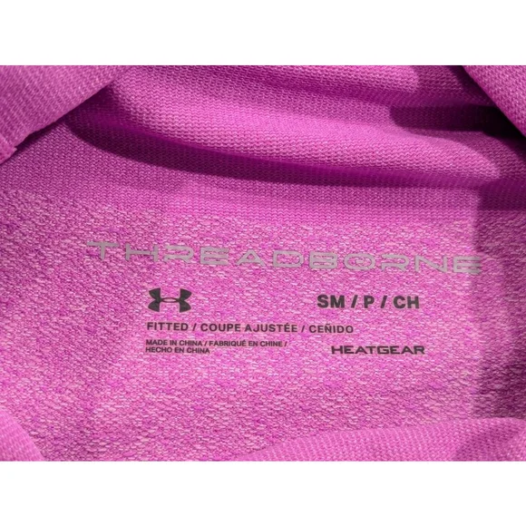 Women's Pink 7 Under Armour Hoodie Size S - Picture 8 of 9